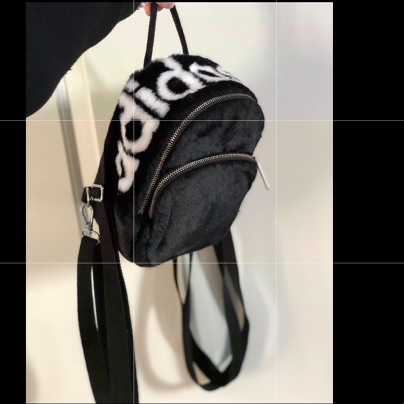 adidas mini fur backpack